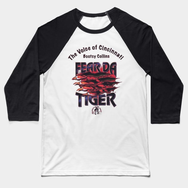 Fear da Tiger Baseball T-Shirt by Fanu2612